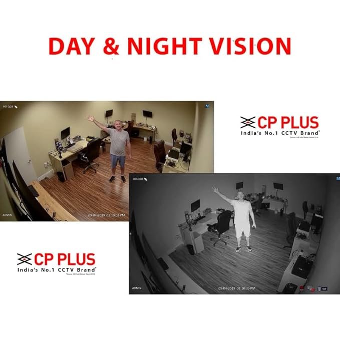 CP PLUS 16 Channel DVR with 2.4MP 16 Bullet Cameras (Day/Night Vision) + 2TB HDD + Copper Cable Roll (1+3) + CLOCITE 8 CH Power Supply 2 Nos + BNC & DC Full Combo Kit - Image 6